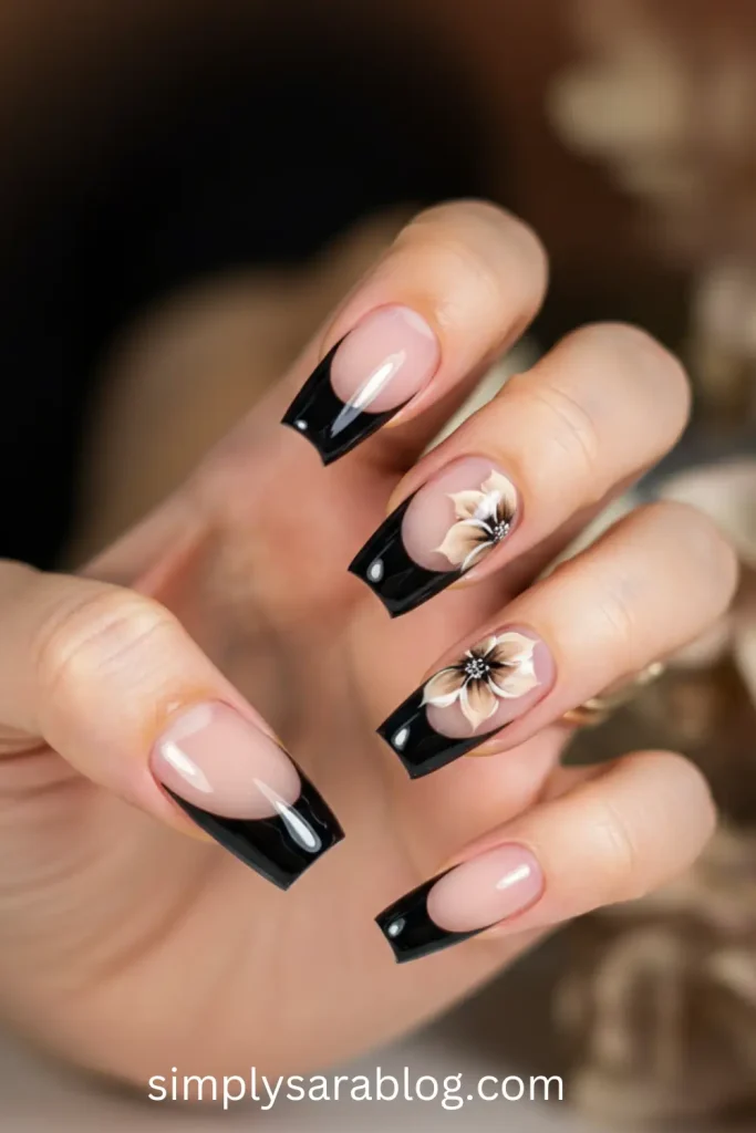 Elegant Bloom Nails